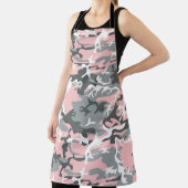 Roze en grijze camouflage, Militair, Leger Schort (Insitu)