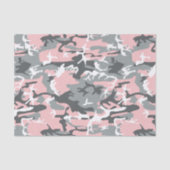 Roze en grijze camouflage, Militair, Leger Tissuepapier (Voorkant)