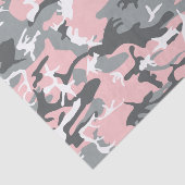 Roze en grijze camouflage, Militair, Leger Tissuepapier (Detail)