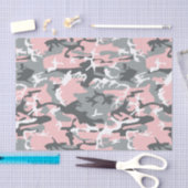 Roze en grijze camouflage, Militair, Leger Tissuepapier (Craft)