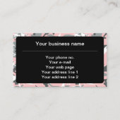 Roze en grijze camouflage, Militair, Leger Visitekaartje (Voorkant)