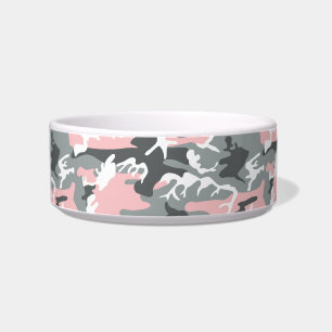 Roze en grijze camouflage, Militair, Leger Voerbakje