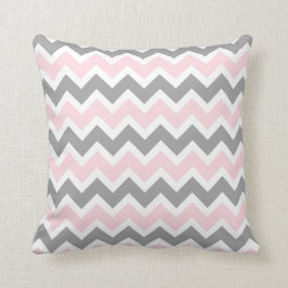 Roze en grijze Chevron modern decor sofa kussen