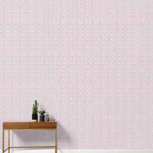 Roze en grijze cirkelvormen patroon behang