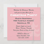 Roze en grijze dag van de feestdag kaart (Achterkant)