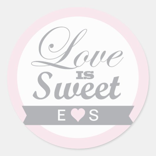 Roze en Grijze Favoriete Stickers (Voorkant)