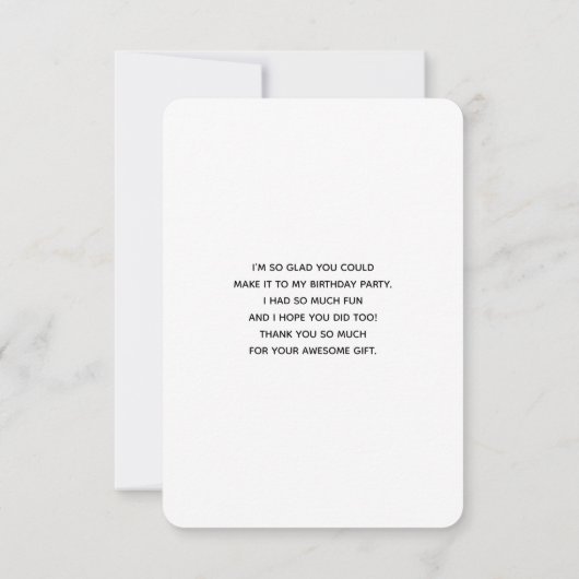 Roze en grijze Floral Waterverf Patroon Dank u Bedankkaart (Achterkant)