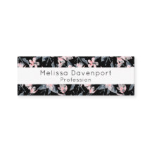 Roze en grijze Floral Waterverf Patroon