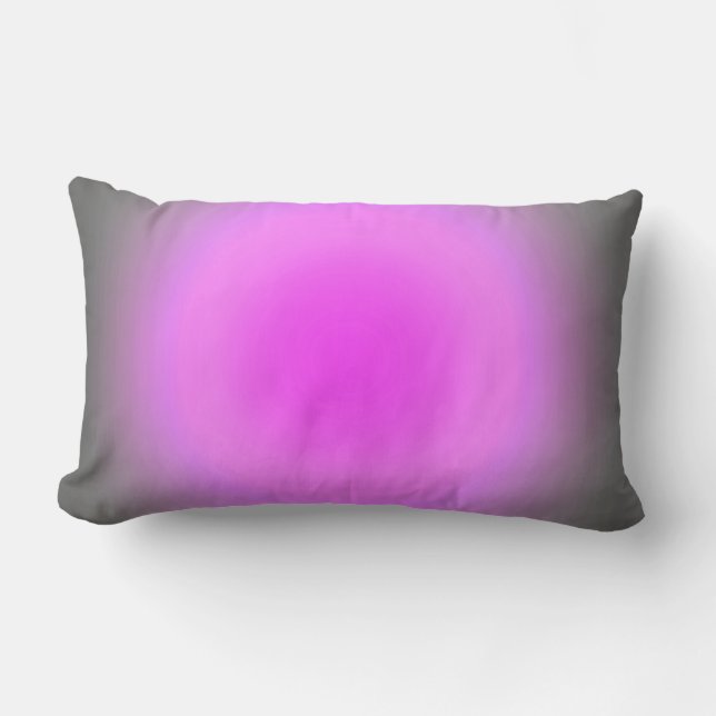 Roze en grijze focus kussen (Voorkant)