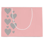 Roze en grijze grote cadeautas (Voorkant)