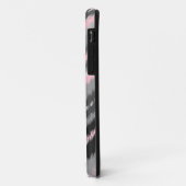 Roze en grijze Ikat Chevron Case-Mate iPhone Case (Achterkant/links)