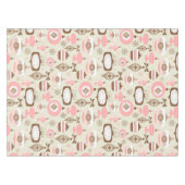  roze en grijze kerstsieraden tafelkleed (Voorkant (Horizontaal))