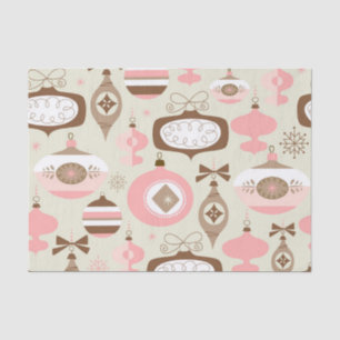  roze en grijze kerstsieraden tissuepapier