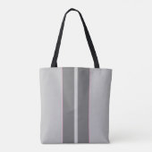 Roze en grijze kleurblok tote bag (Achterkant)