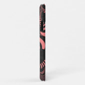 Roze en grijze kruis Case-Mate iPhone case (Achterkant/rechts)