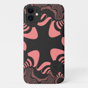 Roze en grijze kruis Case-Mate iPhone case