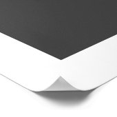 Roze en grijze leven zijn korrelig dessert first P Poster (Hoek)