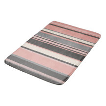 Roze en grijze Mid-eeuwse Moderne Stripes
