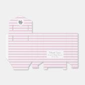 Roze en grijze olifant baby shower partij gunstbox bedankdoosjes (Uitgevouwen)