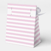 Roze en grijze olifant baby shower partij gunstbox bedankdoosjes (Achterkant)