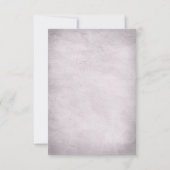 Roze en grijze olifant bruiloft antwoord Kaart (Achterkant)