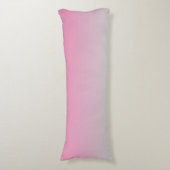 "Roze en Grijze Ombre" Lichaamskussen (Voorkant Verticaal)