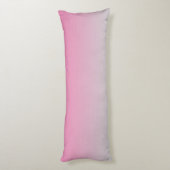 "Roze en Grijze Ombre" Lichaamskussen (Achterkant (Verticaal))