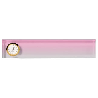 Roze en grijze ombre naambordje