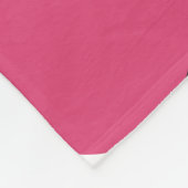 Roze en grijze Polika Dot Fleece Deken (Hoek)