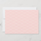 Roze en grijze post Sla de datum op Save The Date (Achterkant)