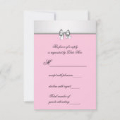 Roze en grijze RSVP (Achterkant)