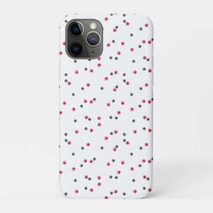 roze en grijze vintage stippen Case-Mate iPhone case