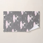 Roze en grijze waarneming Ballerina Girls Bad Handdoek (Handdoek)