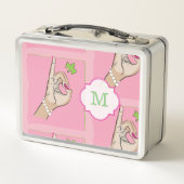 Roze en groen (Achterkant)