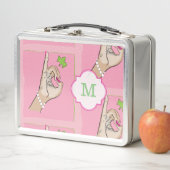 Roze en groen (In situ)