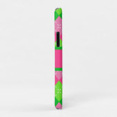 Roze en Groen Argyle Wit Stitching Preppy Golf Case-Mate iPhone Case (Achterkant/rechts)