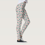 Roze en groen  Cactus Patroon Leggings<br><div class="desc">Deze cactussen werden met de hand getekend en digitaal gekleurd en in een patroon gemaakt. Ik gebruikte  groene en roze kleuren.</div>