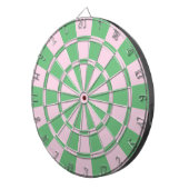 Roze en groen dartbord (Voorkant Rechts)
