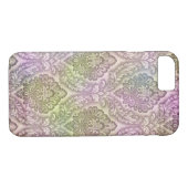 roze en groen demaspatroon Case-Mate iPhone case (Achterkant (Horizontaal))