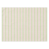 Roze en groen geometrisch chevron-patroon tafelkleed (Voorkant (Horizontaal))