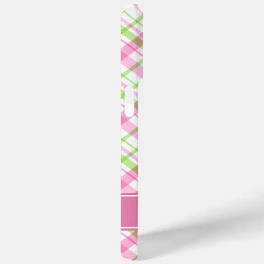 Roze en groen geplakt patroon Case-Mate iPhone case (Achterkant / Rechts)