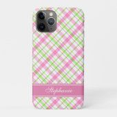Roze en groen geplakt patroon Case-Mate iPhone case (Achterkant)