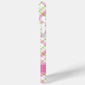 Roze en groen geplakt patroon Case-Mate iPhone case (Achterkant / Links)
