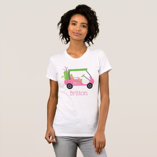 Roze en Groen Golf, speciaal voor T-shirt (Voorkant volledig)