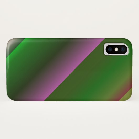 Roze en Groen Gradiënt Plezier Case-Mate iPhone Case (Achterkant (horizontaal))