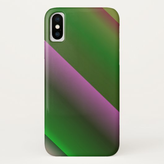 Roze en Groen Gradiënt Plezier Case-Mate iPhone Case (Achterkant)