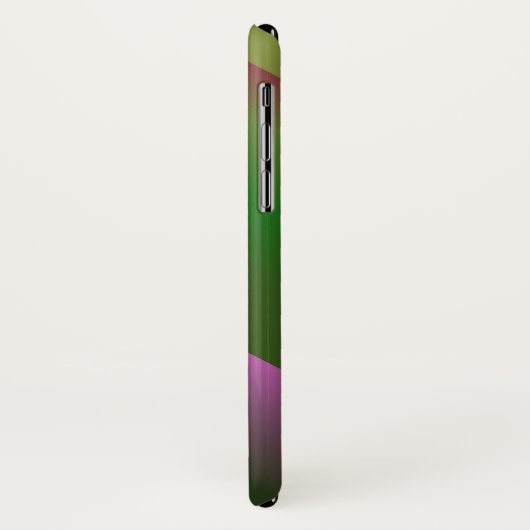 Roze en Groen Gradiënt Plezier Case-Mate iPhone Case (Achterkant/links)