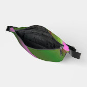 Roze en Groen Gradiënt Plezier Heuptasje (Open)