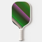 Roze en Groen Gradiënt Plezier Pickleball Paddle (Achterkant)