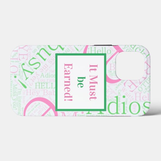 Roze en groen Hoesje (Achterkant (horizontaal))